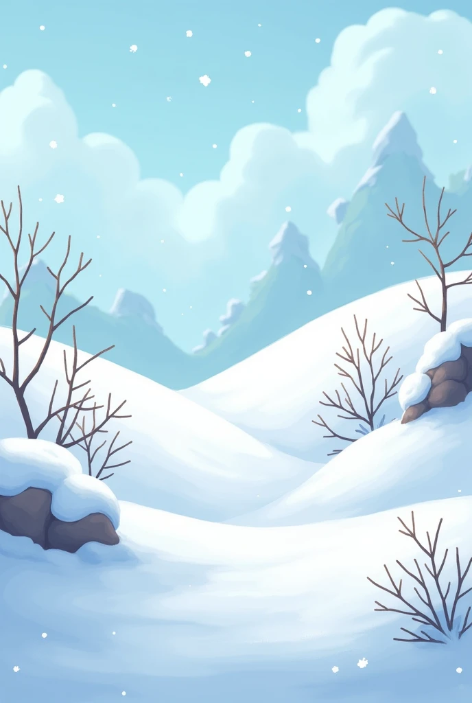 Snow background sprite for game