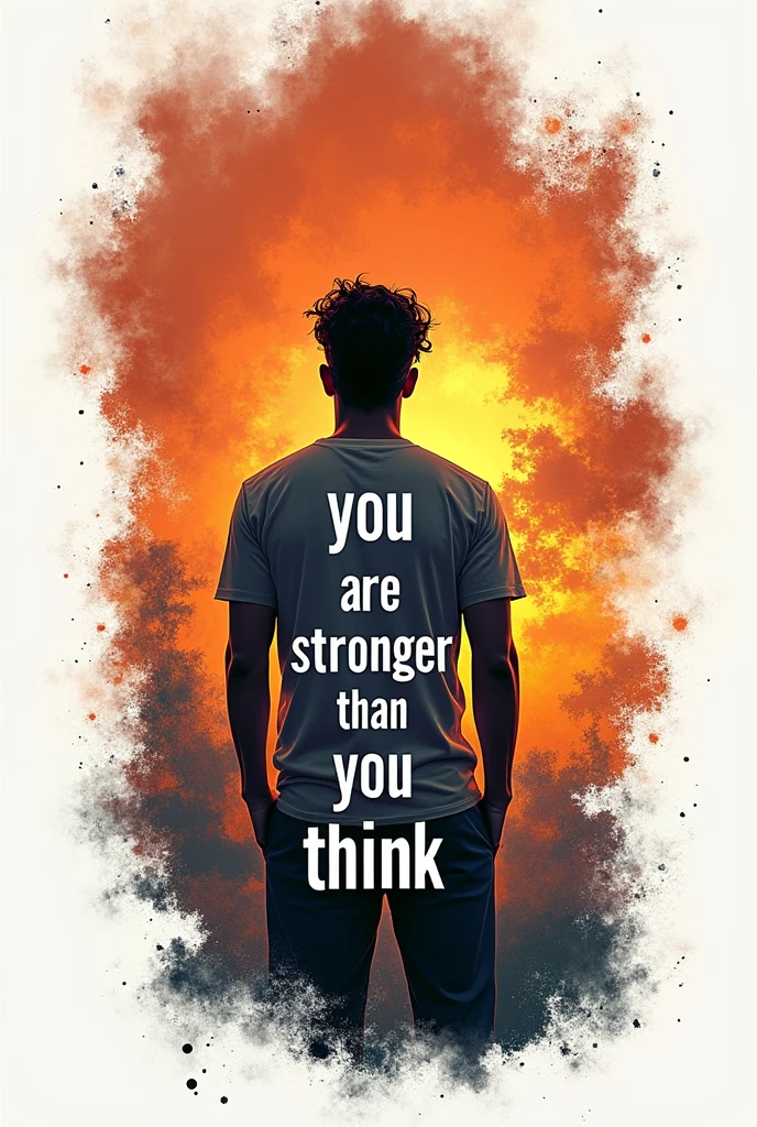 Create a shirt design with the phrase "You are stronger than you think."