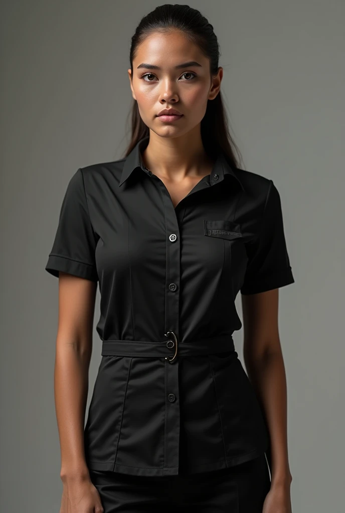 A uniform for the course that is a technician in agroindustry and adding my name to the educational institution is IFPE, the Pernambuco Federal Institute of Education. The color would be black, but I want it to be creative, elegant and beautiful., different but cool and the women's polo shirt