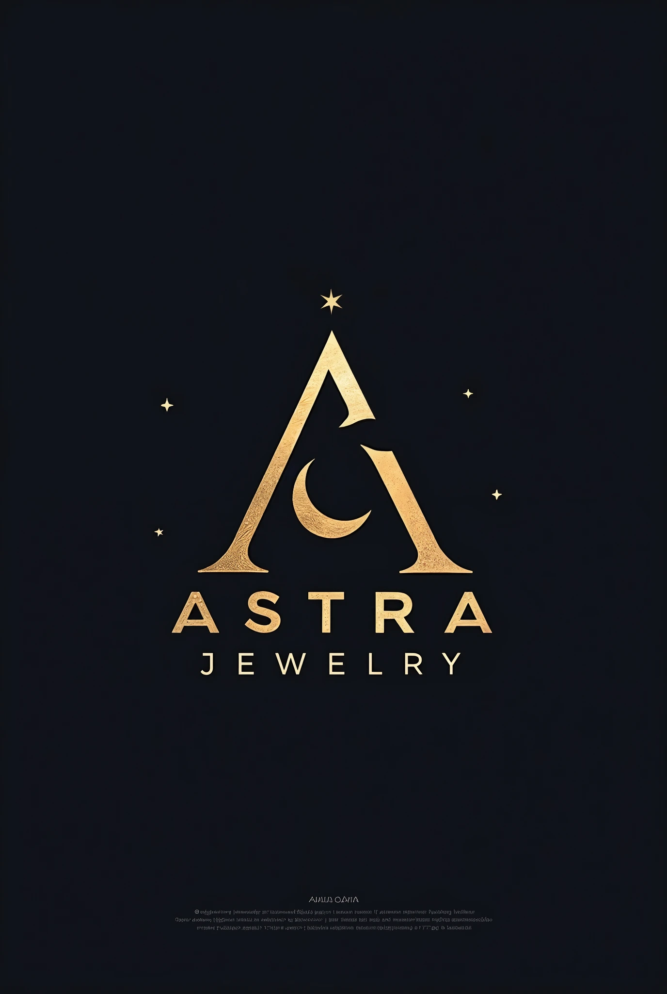 Create a logo for a jewelry business called Astra Jewelry focused on men and women with high-quality jewelry, with modern and innovative design and style