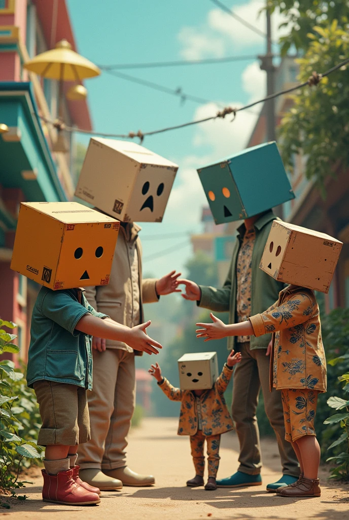 Boxheads and paperheads in Thailand