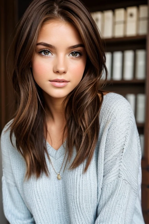  girl with brown hair