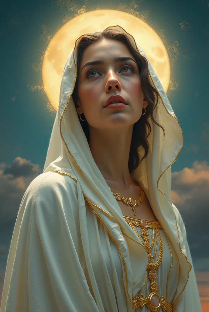 ((Cinematic photo of a beautiful and (((VIRGIN MARY Of ROSARY. .  Art by: JOAQUIN SOROLLA, THE GRECO, WILLIAM  ADOLPHE  BOUGUEREAU))) in full Colors. full body. Hello poster, Noah Bradley, Luis Royo, Tuomas Korpi, Neil Blevins,  screen print, pastel colors, cinematic, elegant, intricate, 8k, trending on artstation, concept art, sharp focus, illustration, hyper), (Beautifully Color Graded), Unparalleled Quality,, Hard Surface Modeling), American Tonalist, Expression of Determination, (Iridescent), CANON-Eos-C300-ƒ4-15mm, Colorful, Surrealist Surprise), Infrared Unseen, (Impressionist Oil Art), Victorian Elegance, Elegant Perfectionism), Beautiful, (Moonlit Shadows) Post-processing, Photographed by a Nikon Z7 II Camera