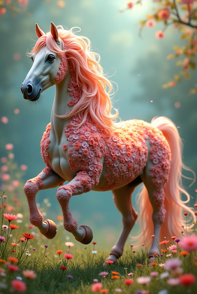 Flower horse