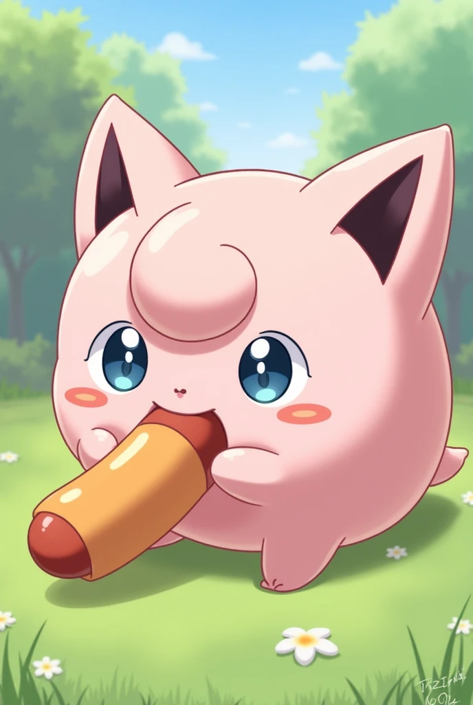 Gargomon(Digimon)、formal、anime、Red pattern、Upper body naked、Mature、He is short、Fat、Big nipples、Love Hotel、Pink lighting、Big cock、Long ears、lick penis、