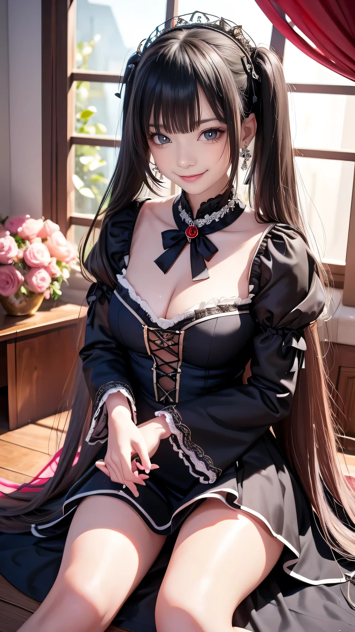 Hard Dark Gothic Makeup、Black dark eyeshadow、sad、Good skin radiance、Dark Gothicメイク、Dark smile、palace、The beauty of fragrance、24-years-old、Expression of intense sexual pleasure、Embarrassed look、Dark Gothic、Highest quality、Expression of sexual pleasure amid suffering、Drunk face、紫のMaid clotheysterious、Noble、The face of someone holding it in the toilet、sexy、Loving smile、Twin tail hair、Right blue eye, Left eye is red、Super tempting pose、Platform Heel Shoes、Heavy makeup、Gothic ta clothes、Silver Hair、Long Hair Straight Hair、Cute Gothic Loliress、Beautiful Face、elegant features、Attractive face、Stained glass is the background、Chest glistening with sweat、The room is dark、goth long dress、Bell Sleeves、Wizard Sleeve、Decadent look、Sexually excited expression、Glossy thighs wet with water、Thighs that are wet and shiny with oil、Background of a room full of roses、sad expression、Rose Maiden、The embroidery is pink、The dress has pink embroidery.、Thigh-high socks、Knee-high socks、Gentle expression、Dark black eyeshadow、Stained glass and rose background、thighs are a little thin、Female Duo、Female couple、dark church background、Stained glass、Black metal world、Dark Castle、Dark Room、Slender body、gothic long dress、Victorian dress、Small breasts、Hold the wine in your right hand、Hold the lantern in your left hand、pantyhose、The bed is covered with roses、Lying in bed、Her thighs are shining with sweat、My body is wet and shiny、Lots of glitter on the thighs、sweating、My thighs are sticky from sweating、Sweat glistening on my thighs, The whole body is sweaty and shiny、I sweated a lot.、My thighs are sweaty、My thighs are wet、My thighs are shining with sweat、A lot of sweat glistening all over the body、Slender body、Put your head on the pillow、Sleeping on a bed、Beautiful legs、Sleep with your legs stretched、Lying in bed、