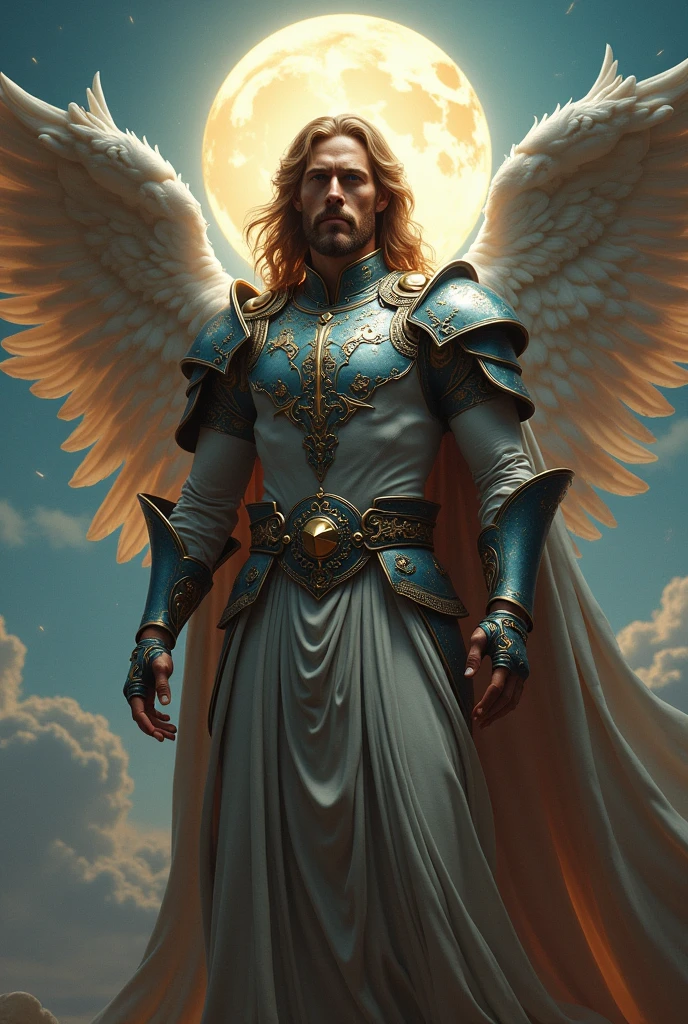 ((Cinematic photo of a beautiful and (((MICHAEL ARCHANGEL warrior. .  Art by: JOAQUIN SOROLLA, THE GRECO, WILLIAM  ADOLPHE  BOUGUEREAU))) in full Colors. full body. Hello poster, Noah Bradley, Luis Royo, Tuomas Korpi, Neil Blevins,  screen print, pastel colors, cinematic, elegant, intricate, 8k, trending on artstation, concept art, sharp focus, illustration, hyper), (Beautifully Color Graded), Unparalleled Quality,, Hard Surface Modeling), American Tonalist, Expression of Determination, (Iridescent), CANON-Eos-C300-ƒ4-15mm, Colorful, Surrealist Surprise), Infrared Unseen, (Impressionist Oil Art), Victorian Elegance, Elegant Perfectionism), Beautiful, (Moonlit Shadows) Post-processing, Photographed by a Nikon Z7 II Camera