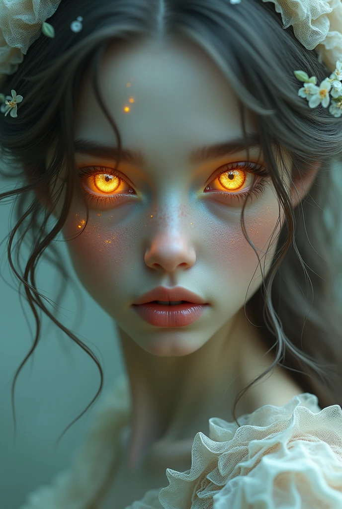 Girl with fox eyes