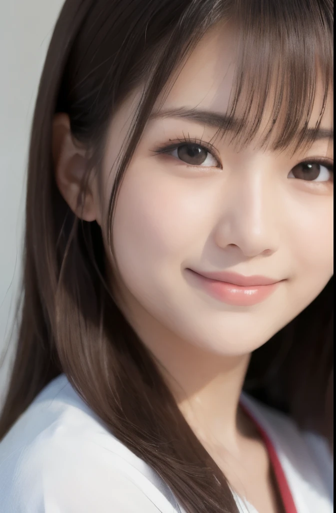 best quality, face focus, soft light, ultra high res, (photorealistic:1.4), RAW photo,(Shinozaki Ai), white skin, kawaii,
1 Japanese girl, solo, cute, smile, (pupil, lights in the eyes), detailed beautiful face, Medium-sized breasts,(high resolution detail of human skin texture),(long hair),(portrait), upper body, white traditional kimono, A sunny afternoon