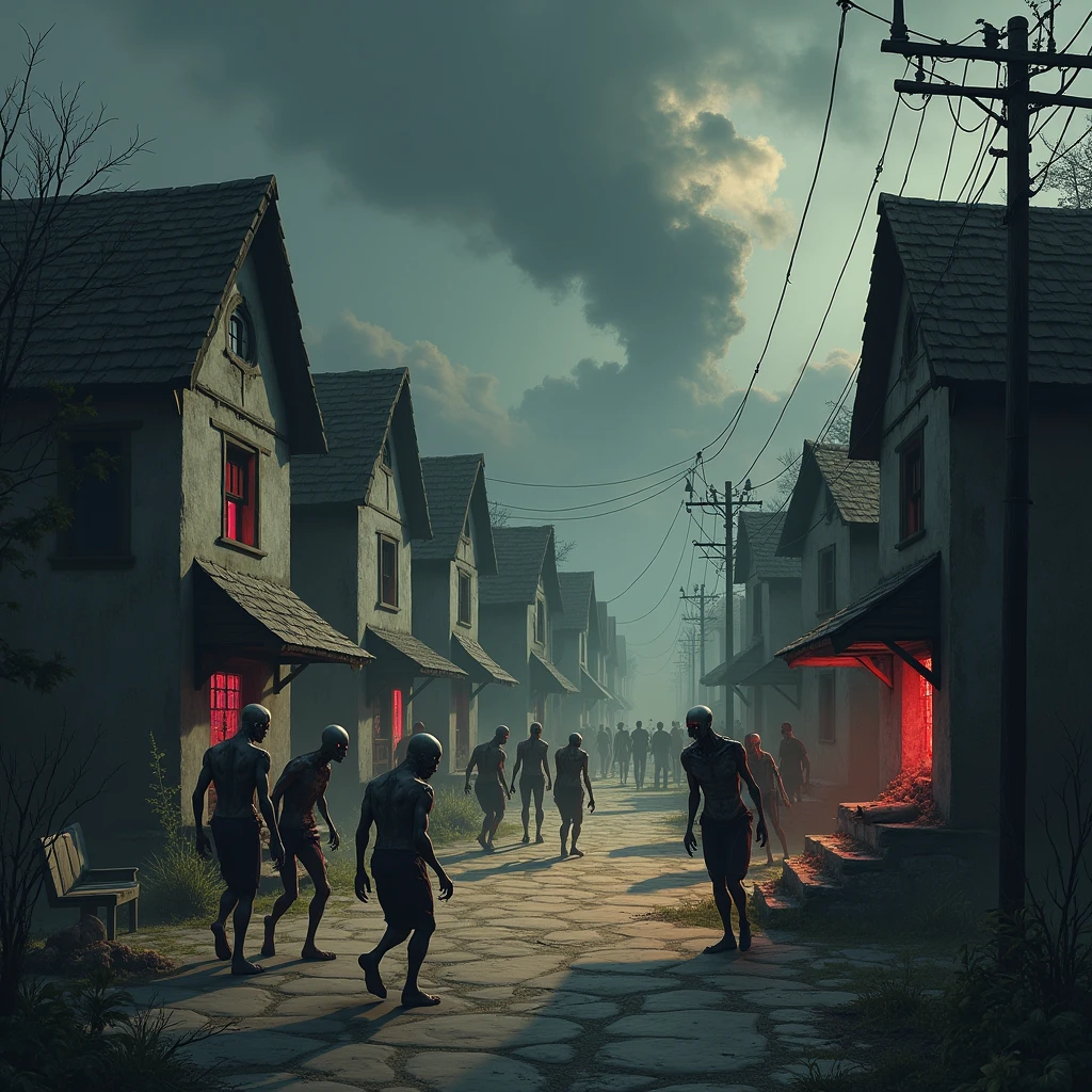 All the villagers have turned into zombies、Dungeons&Dragons