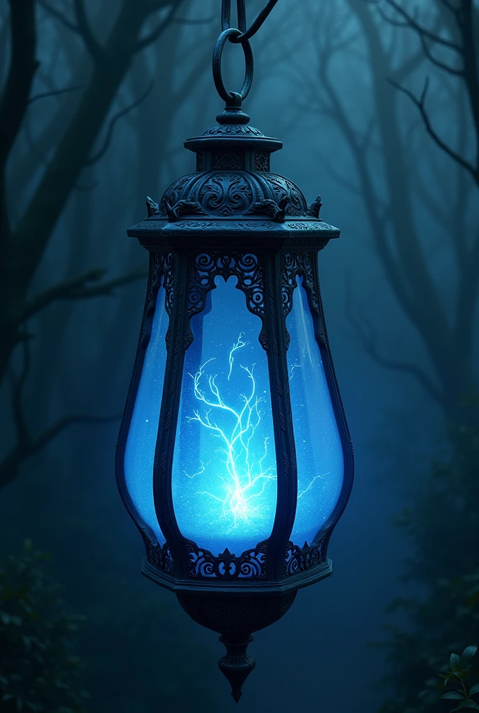 Lantern of shadows, Skeletal black and light blue