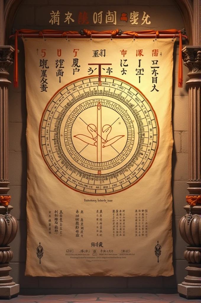 An animated or still image of an ancient Roman calendar with July and August highlighted