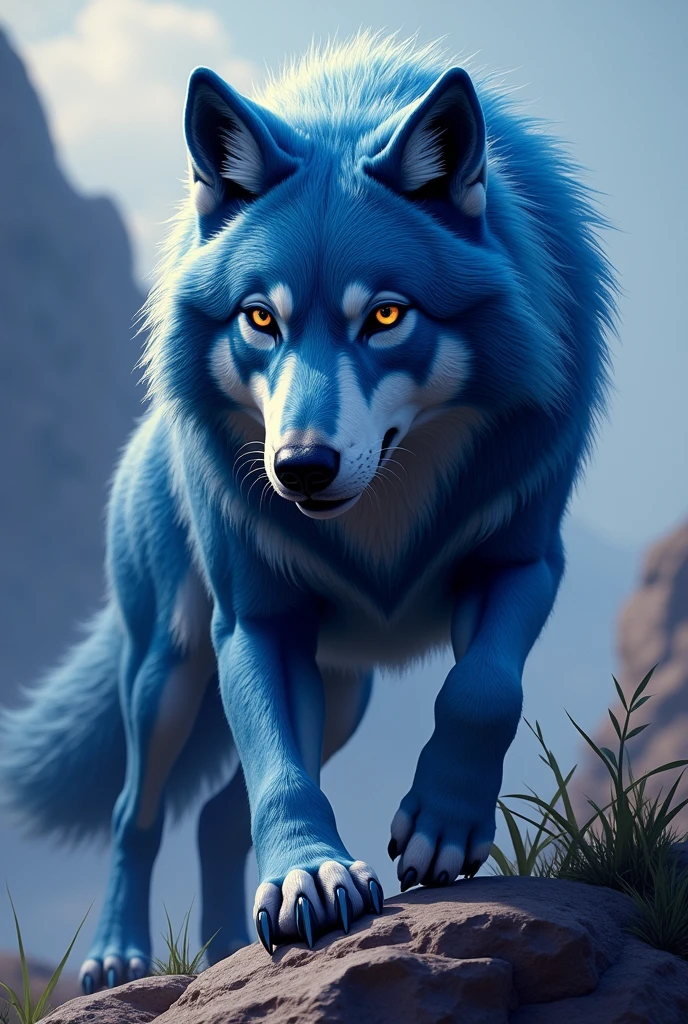 nfl team logo:the wolf team: blue with silver details, They are called CYGWOLVES