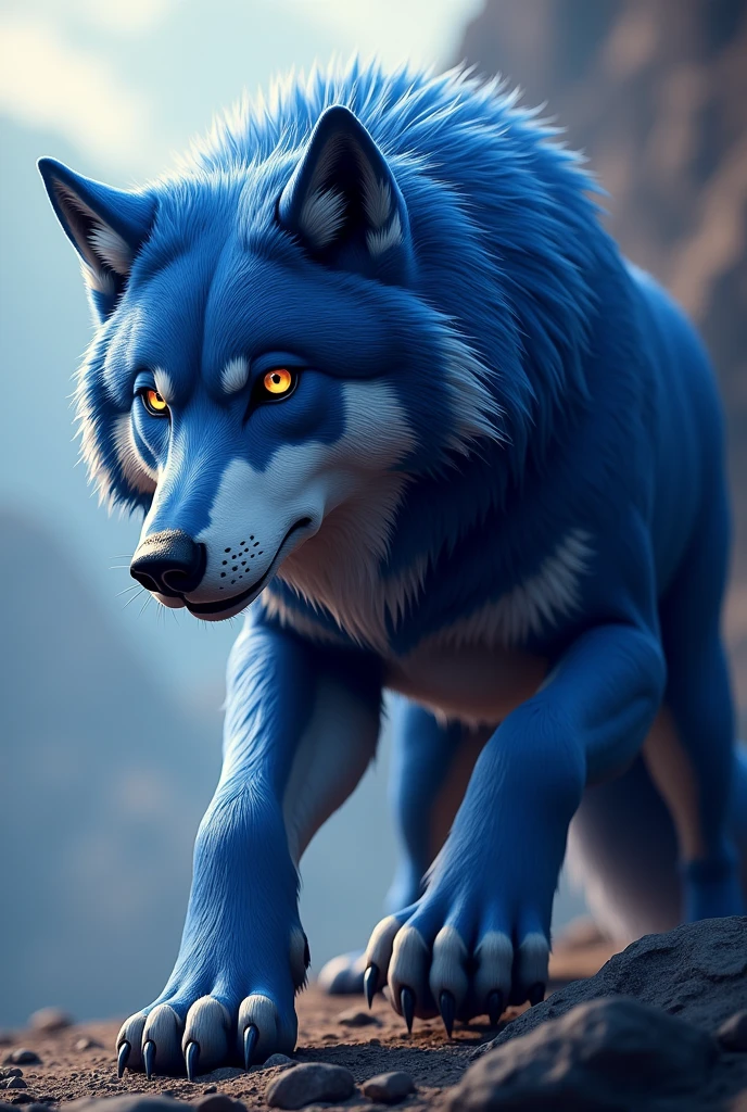 nfl team logo:the wolf team: blue with silver details, They are called CYGWOLVES