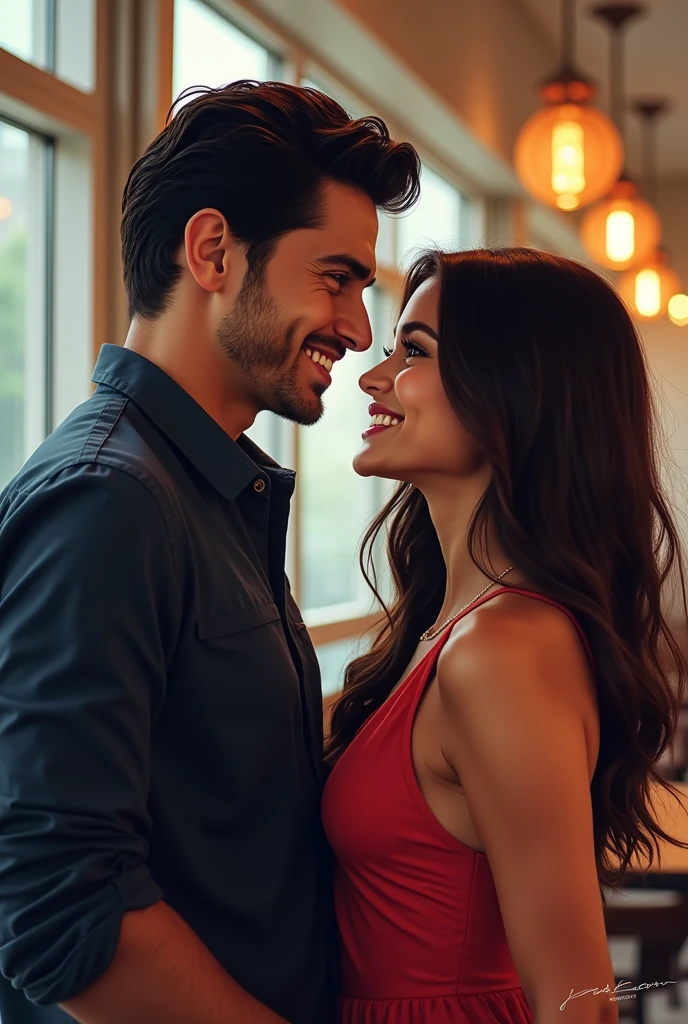 Manu Rios and Selena Gomez