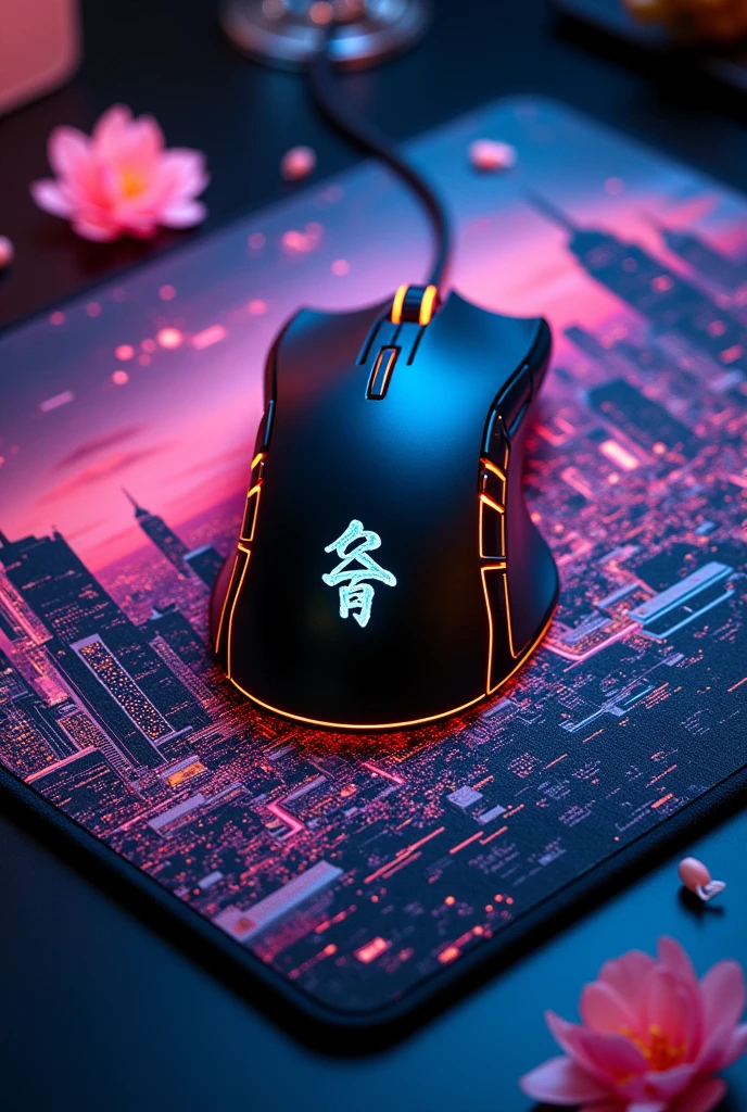 A mouse pad, with gamer design, super original, with some Japanese touches and above all with some hidden details that secretly reveal a love