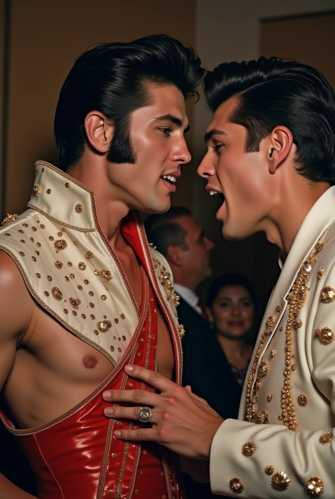 Elvis presley giving cory monteith