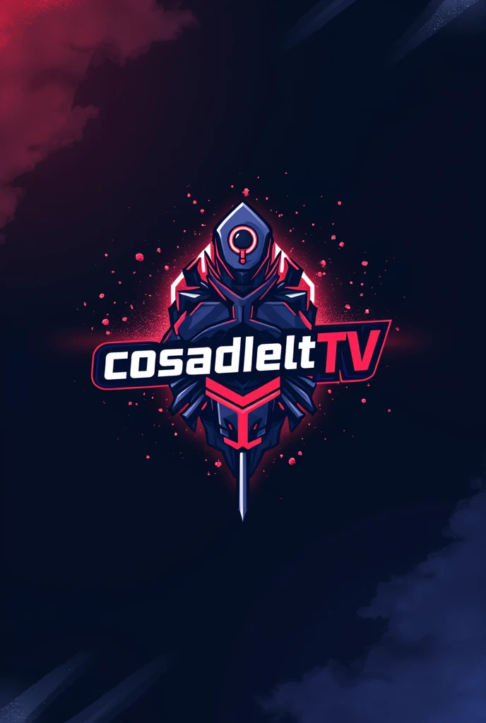 I want a gaming streamer logo my name is CosadelTV, games shooter games