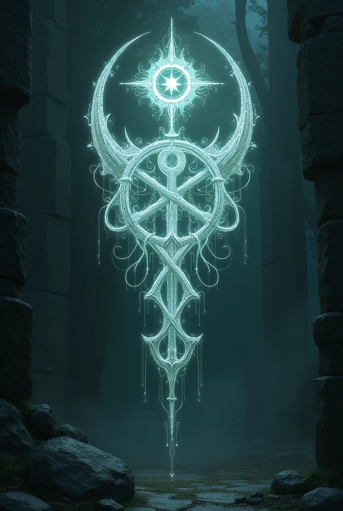 Create rune-like symbols that represent invisibility