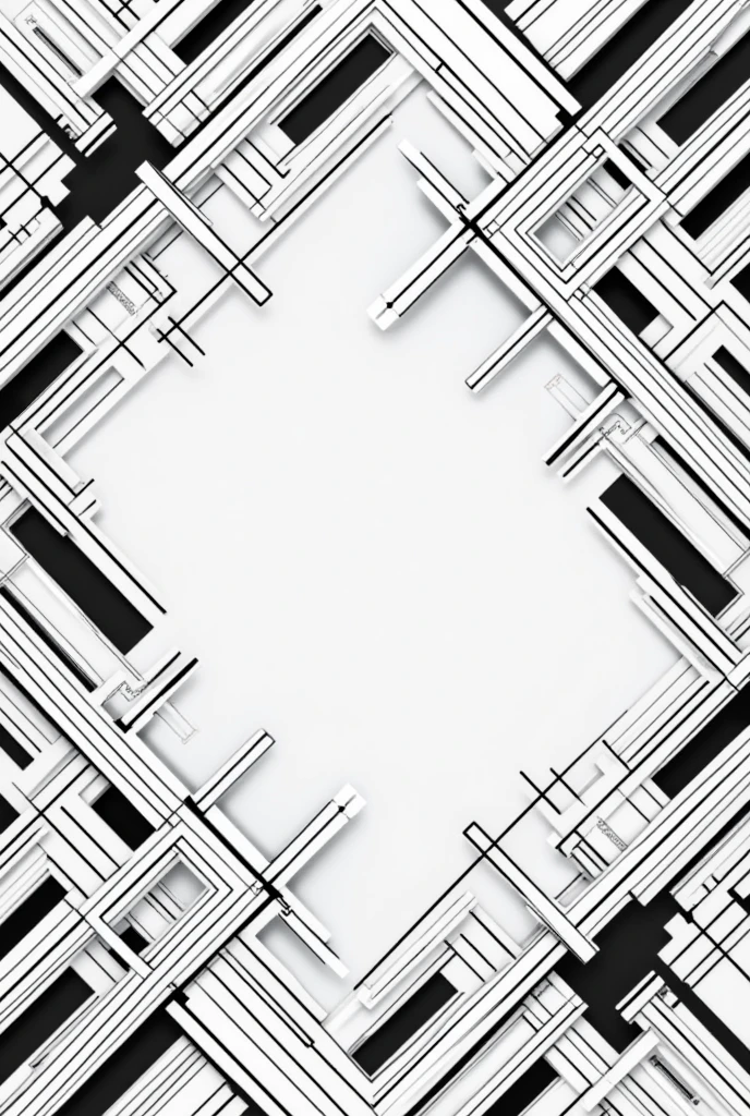 An abstract black and white wallpaper 