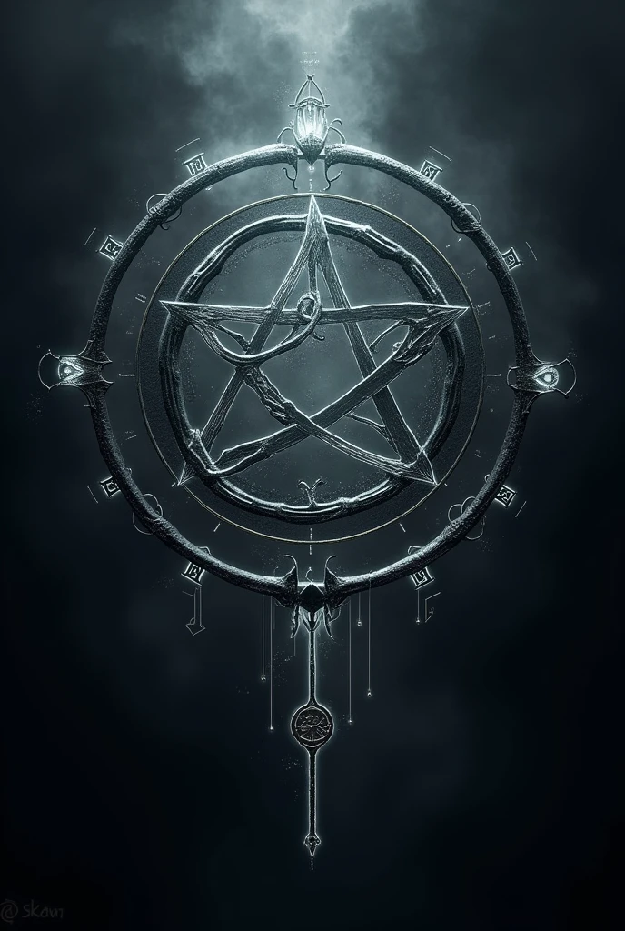 Create a rune or hieroglyphic symbol that represents invisibility 