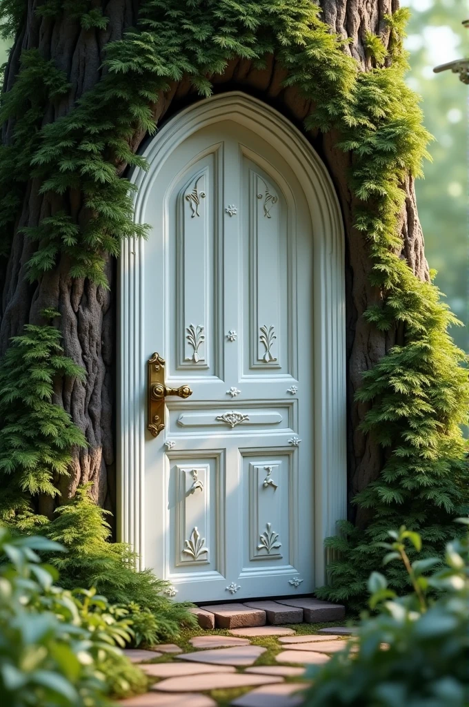 Extremely small white door