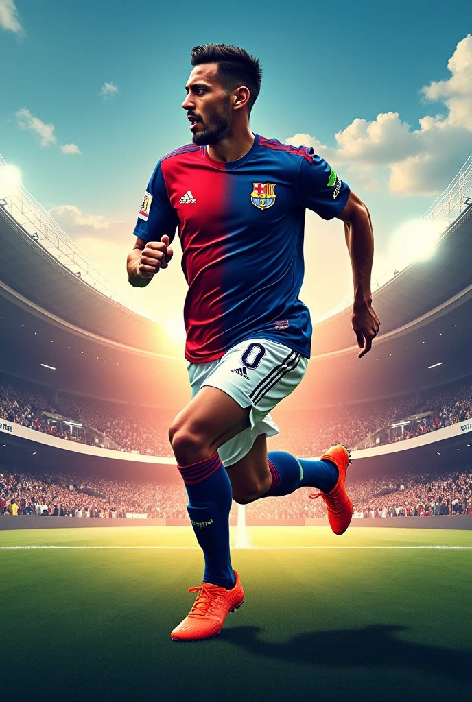 Create a post for Instagram, where the sale of the Corinthian player Wesley to Al Nassar is an element