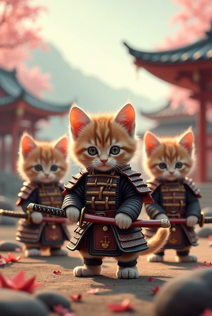 Samurai kittens