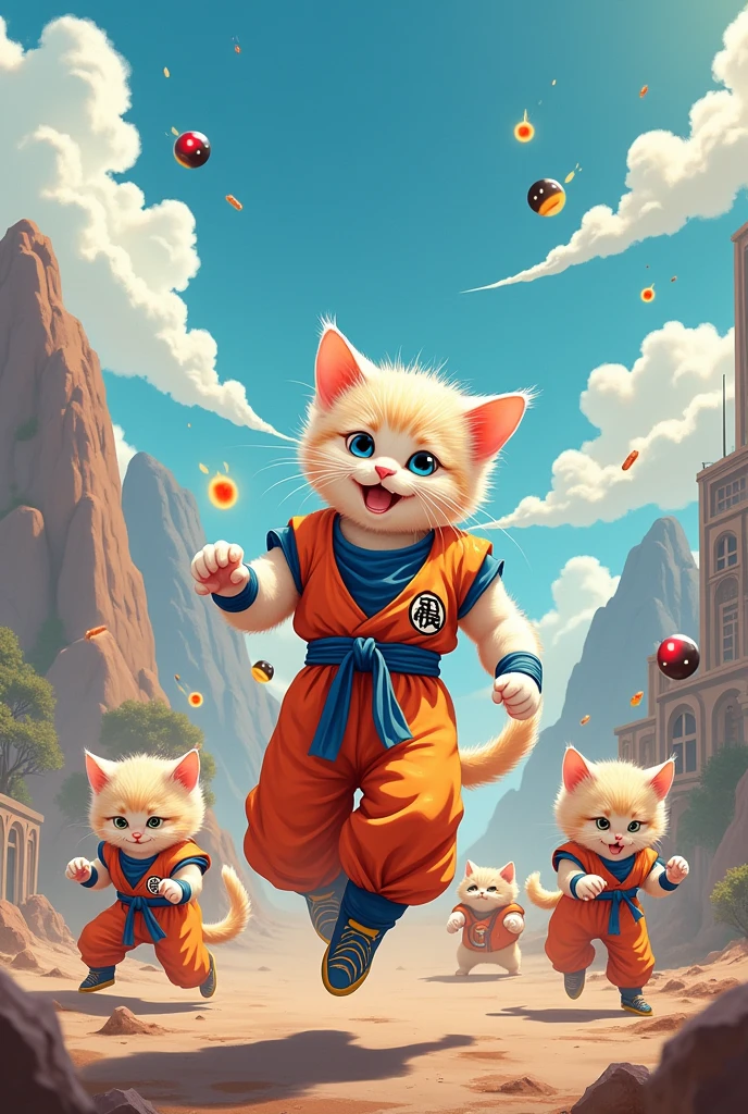 Dragon ball de gatinhos