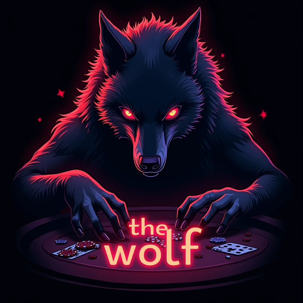 . Below the right corner that says "CARGANDO" and in the left corner "THE WOLF" at the bottom of the large image it says "CELESTE BET" and below that "CAJERA VERIFICADA" black background FOTO 1X1