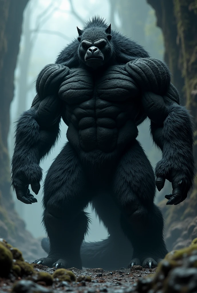 Ender dragon, furry, muscle nan, big bubble butt, big pecs, big muscles, black body.