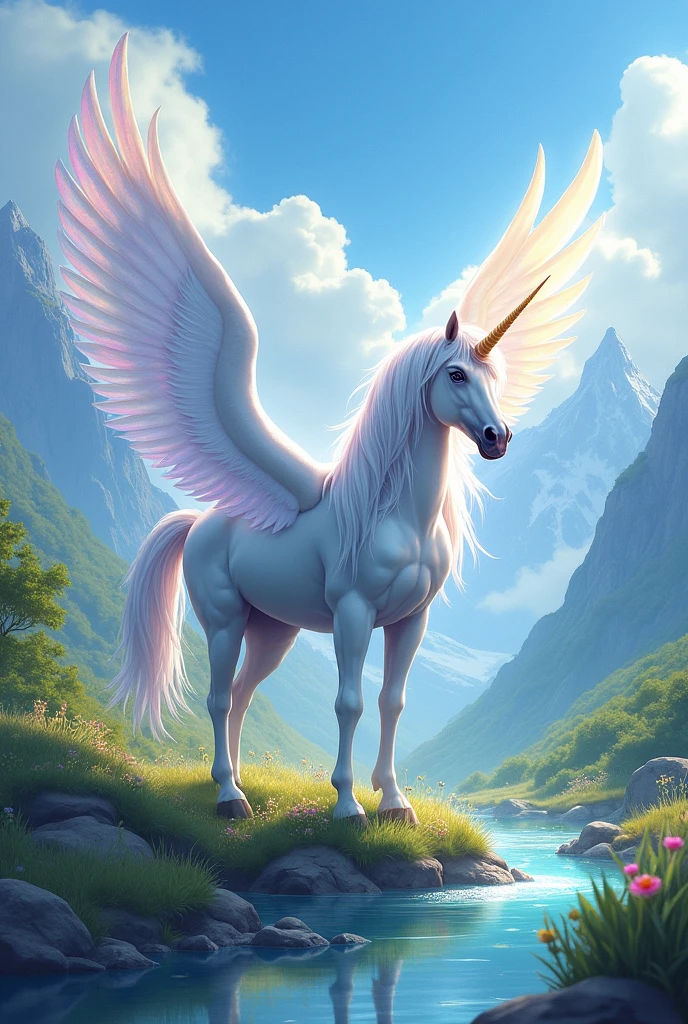 winged unicorn onchao