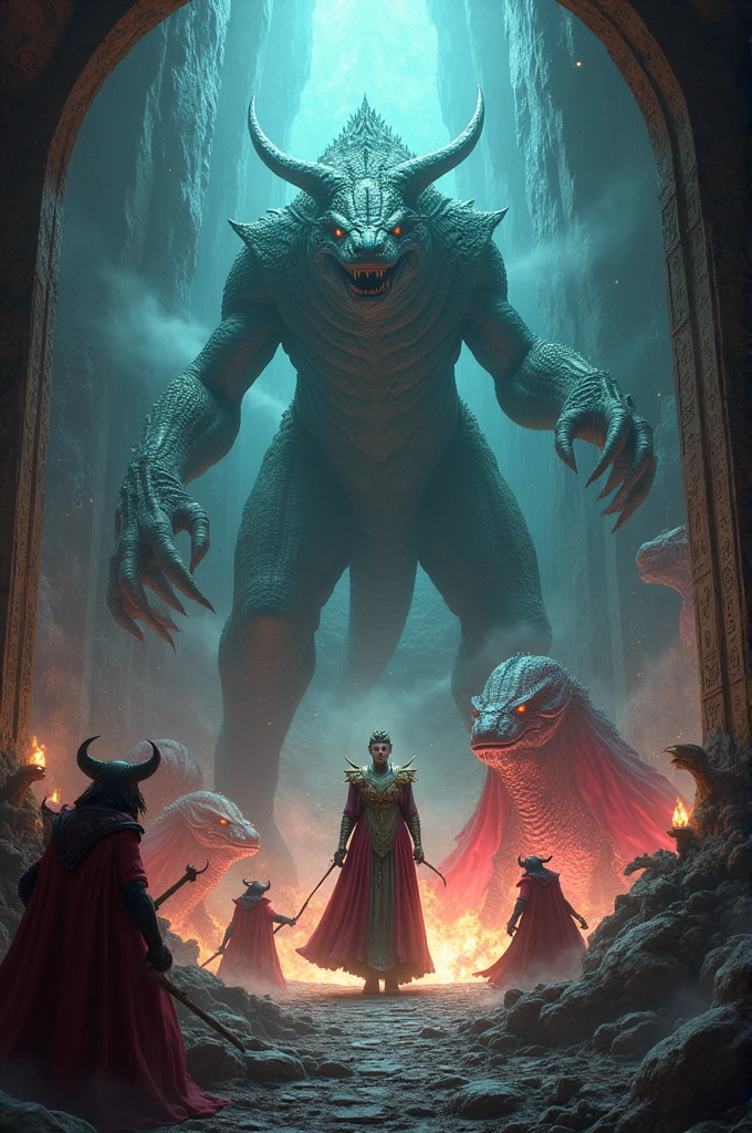 Create a image showing off RuneScape old school bosses from raids, olm, versik and nightmare bosses