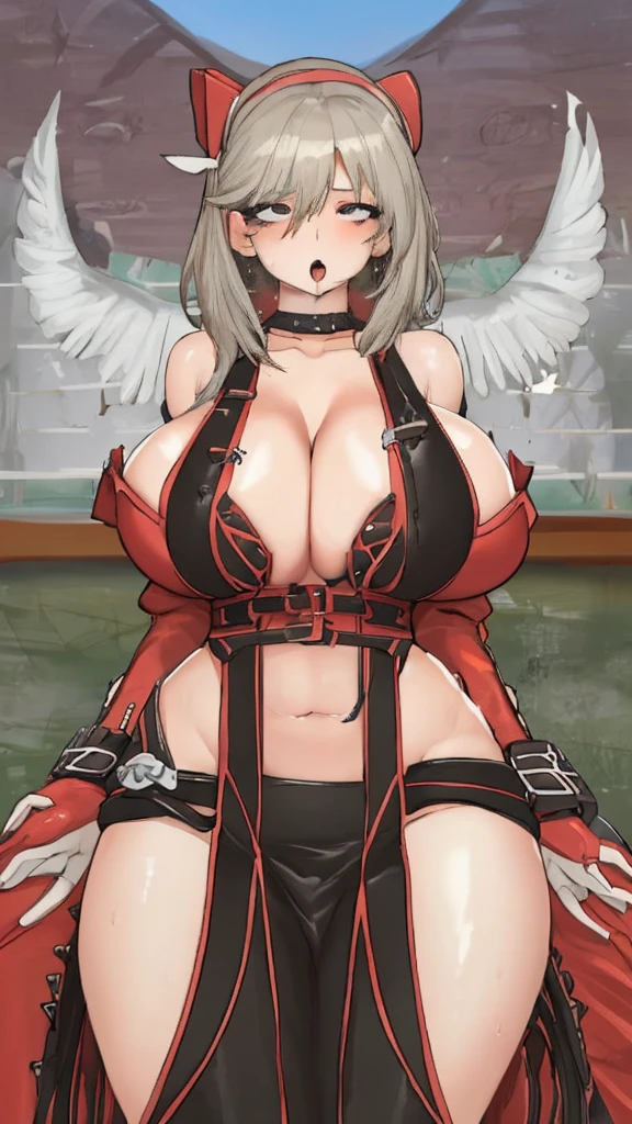 1 girl, big breasts, Big Breasts