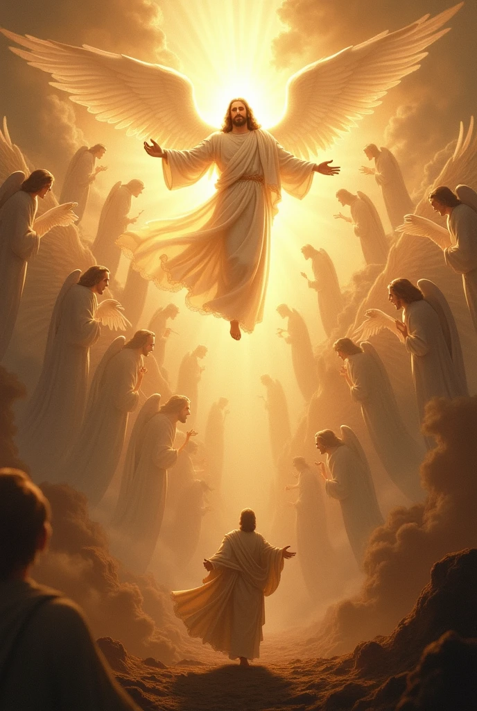 Jesus Christ returning to earth With billions of angels