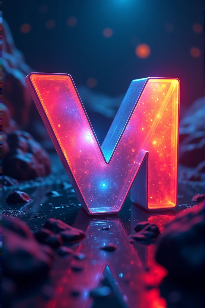 "V" "M" Highlight , Vell media full namu down , youtube service name logo down