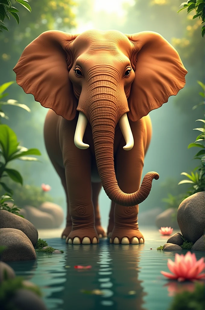 An elephant that represents good luck and money
