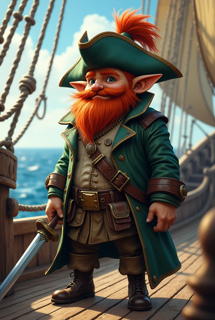 Dwarf Elf Pirate