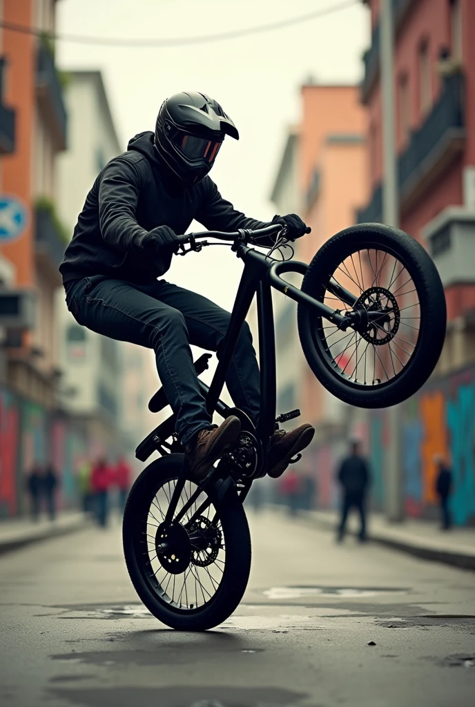 As soon as you say "CallejeroStunt593🔥" with StunrBike cyclist in the background doing Whillie