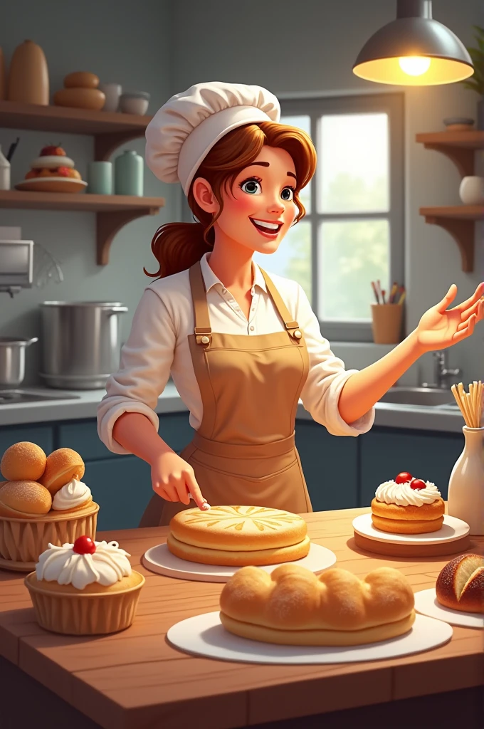 Create a post for a bakery course