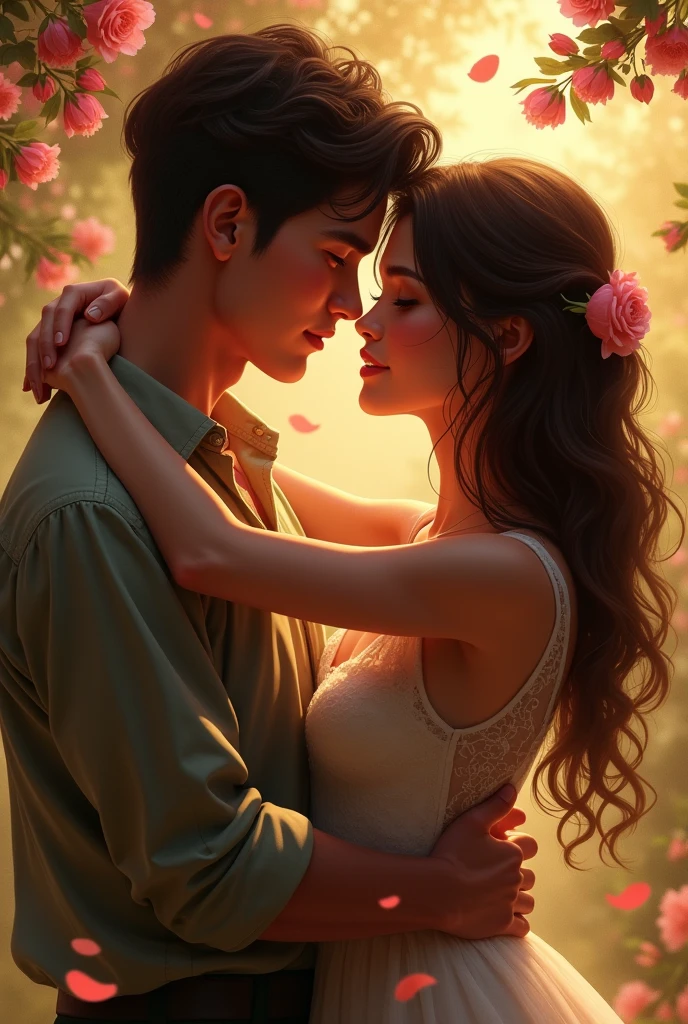 Create an image of two lovers