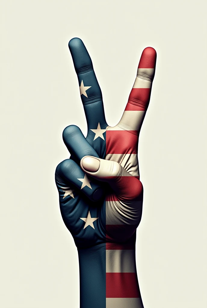American flag peace sign marijuana