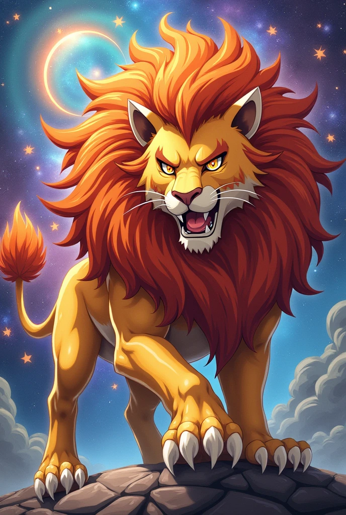 a fakemon in the anime version of the leo sign
