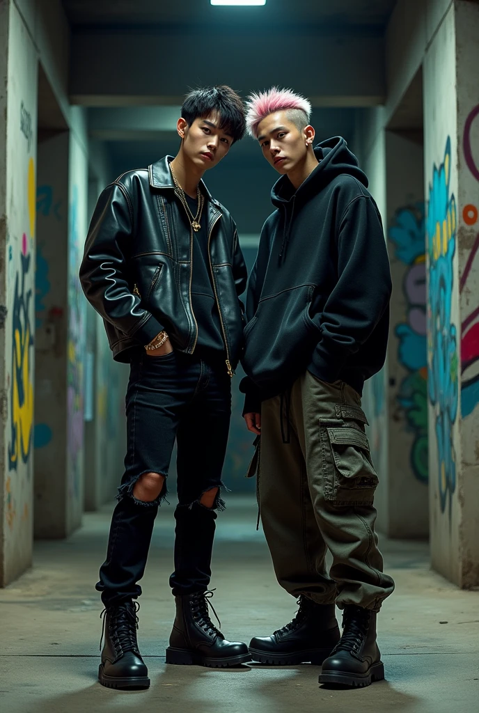 BTS tomboy Jhope and Suga