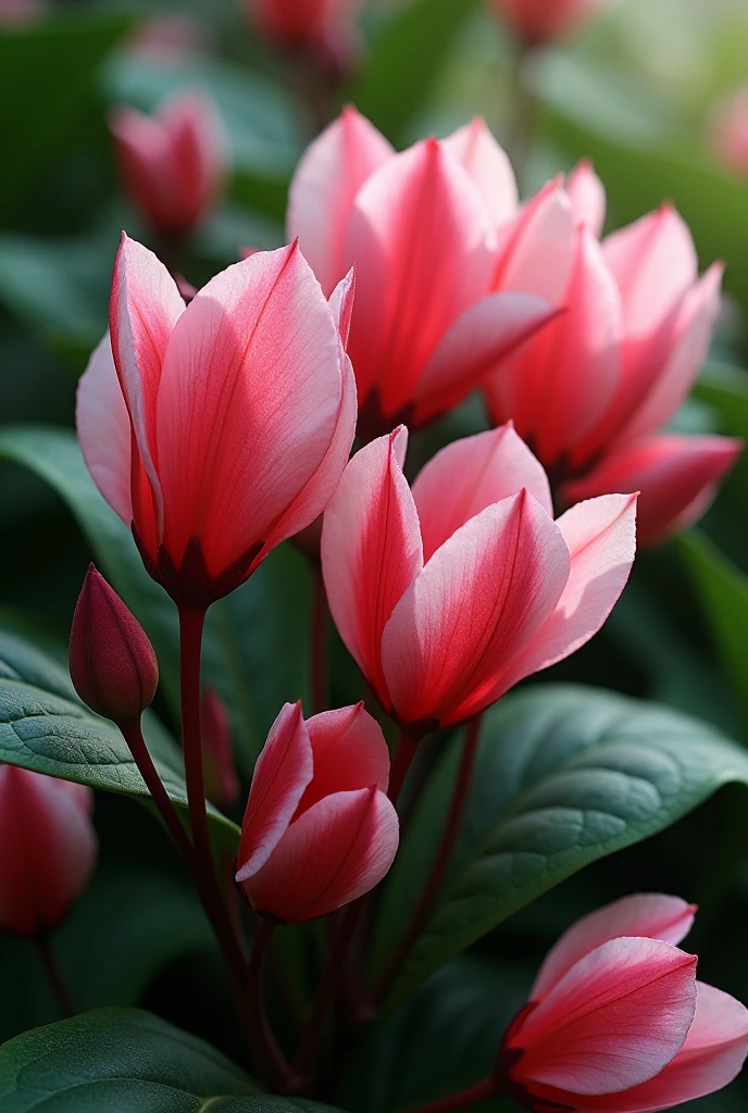 many cyclamen
