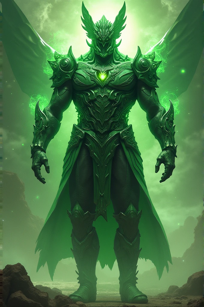 Green valk man