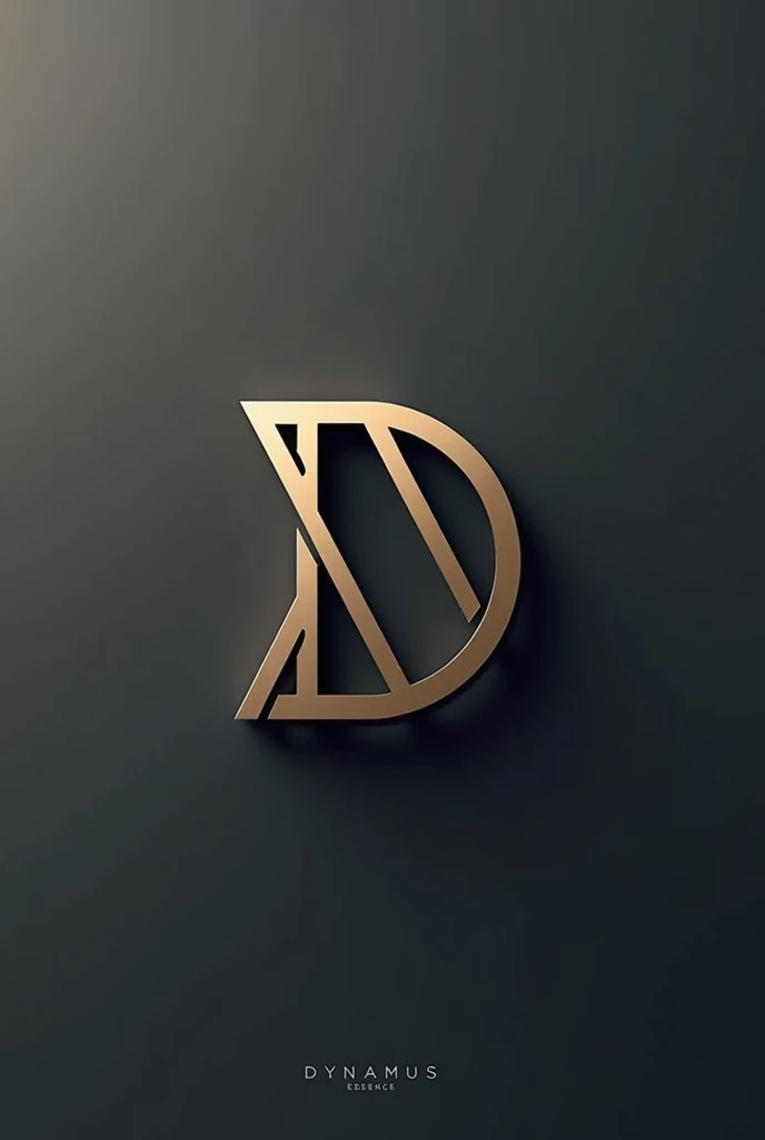 Modern logo for menswear brand Dynamus Essence with a touch of simplicity and luxury with D image.And overlapping and modern