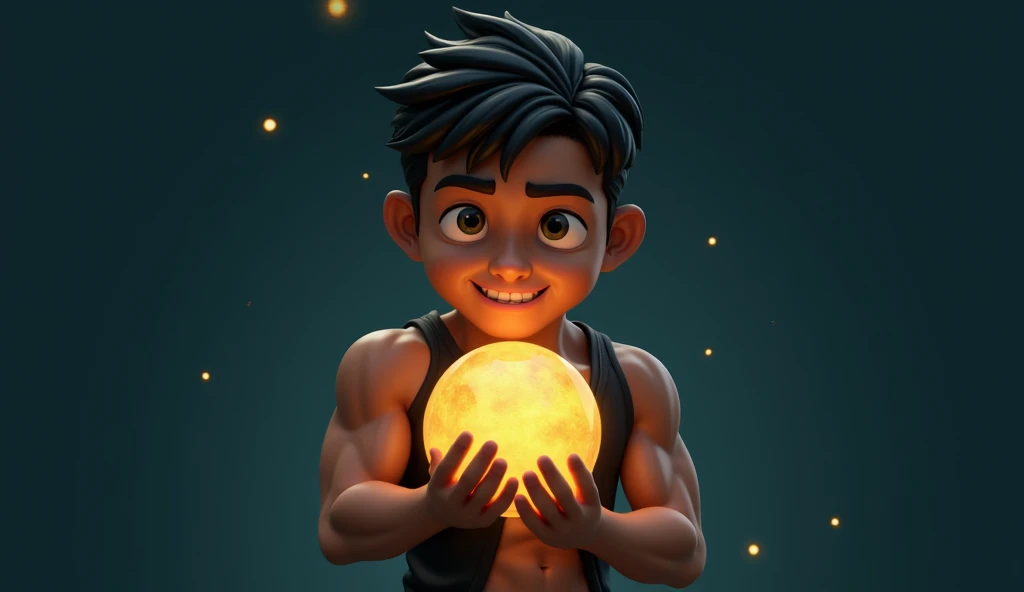 a muscular athletic young man holding a small puppy, 8k highly detailed photorealistic, beautiful detailed eyes, beautiful detailed face, extremely detailed features, realistic lighting, cinematic, warm color tones, natural outdoor lighting