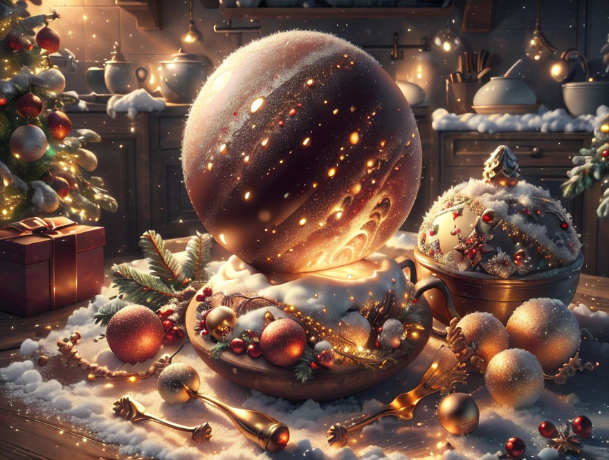 latte,(best quality,4k,8k,highres,masterpiece:1.2),ultra-detailed,(realistic,photorealistic,photo-realistic:1.37),HDR,UHD,studio lighting,ultra-fine painting,sharp focus,physically-based rendering,extreme detail description,professional,vivid colors,bokeh,winter landscape,Christmas ornaments,Christmas tree,cozy home interior,warm lighting,festive atmosphere,seasonal decorations