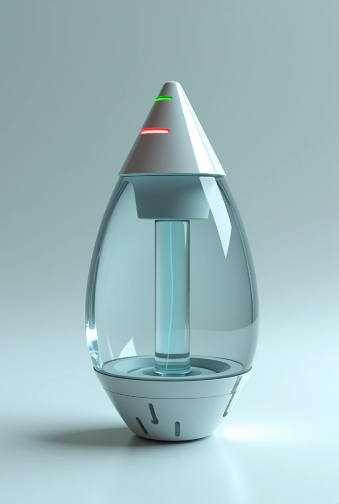 A device in the form of a simple drop of water into which a base with a water sample is introduced that will be analyzed by the device and with a red and a green light it will tell me whether or not I can use the water.